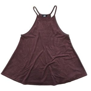 Halter flowy tank top